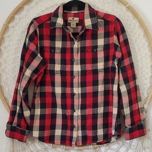Woolrich Cotton Buffalo Plaid Shacket Shirt Jacket